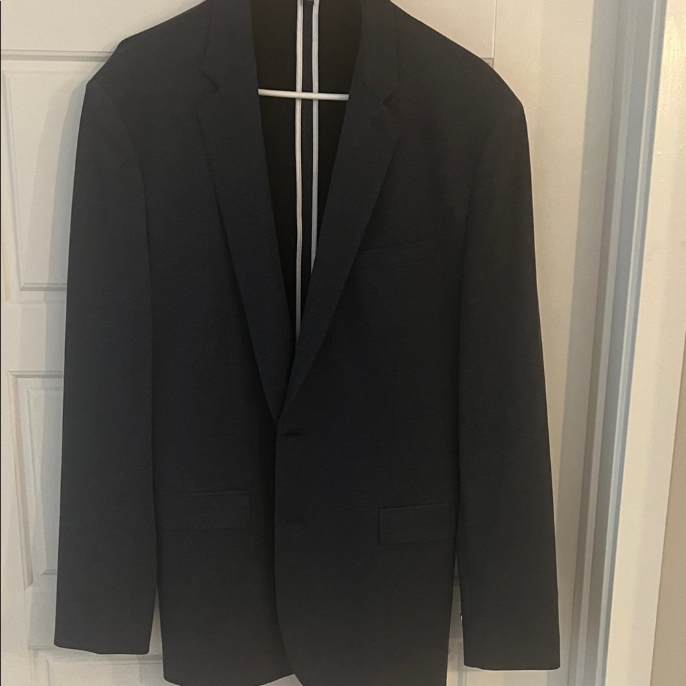 Express Men's Elegant Charcoal (hint of Navy) Blazer